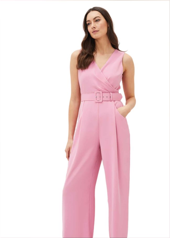  Lissia Pink Wide Leg Jumpsuit Candy Pink 221031014