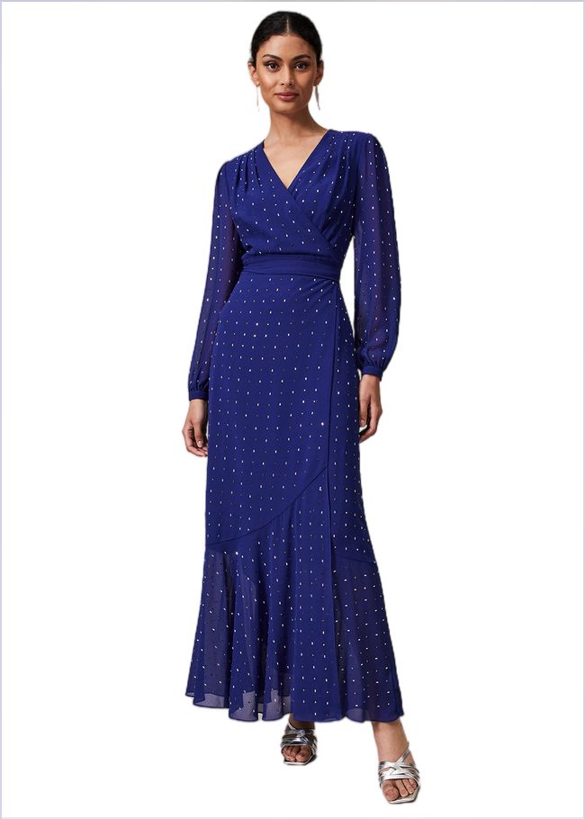  Maeva Embellished Maxi Dress Purple 221068600