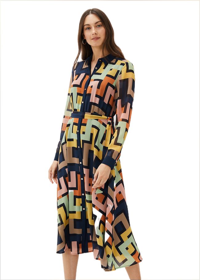  Milano Shirt Dress Multi-Coloured 221074000