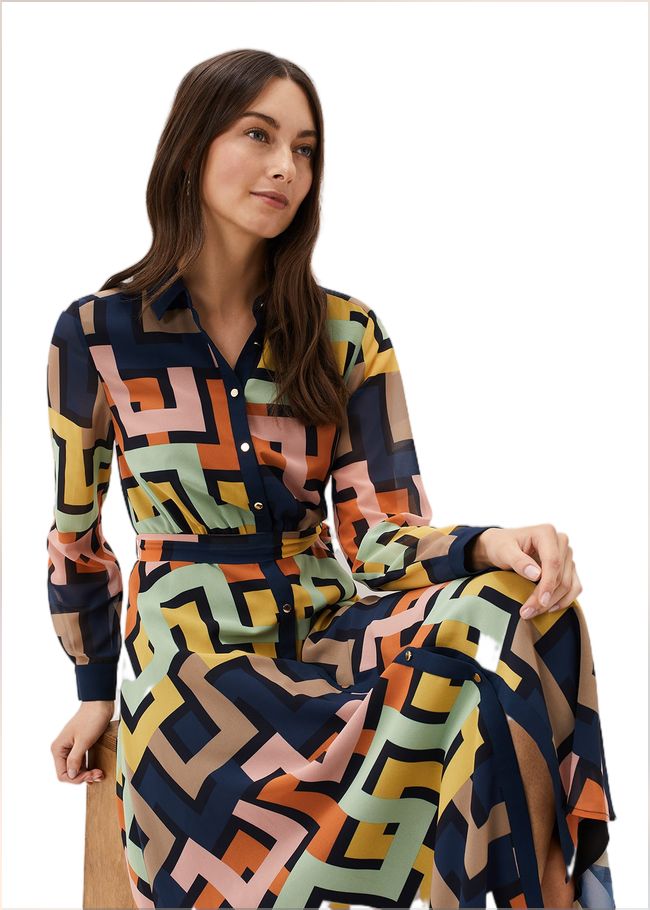  Milano Shirt Dress Multi-Coloured 221074000