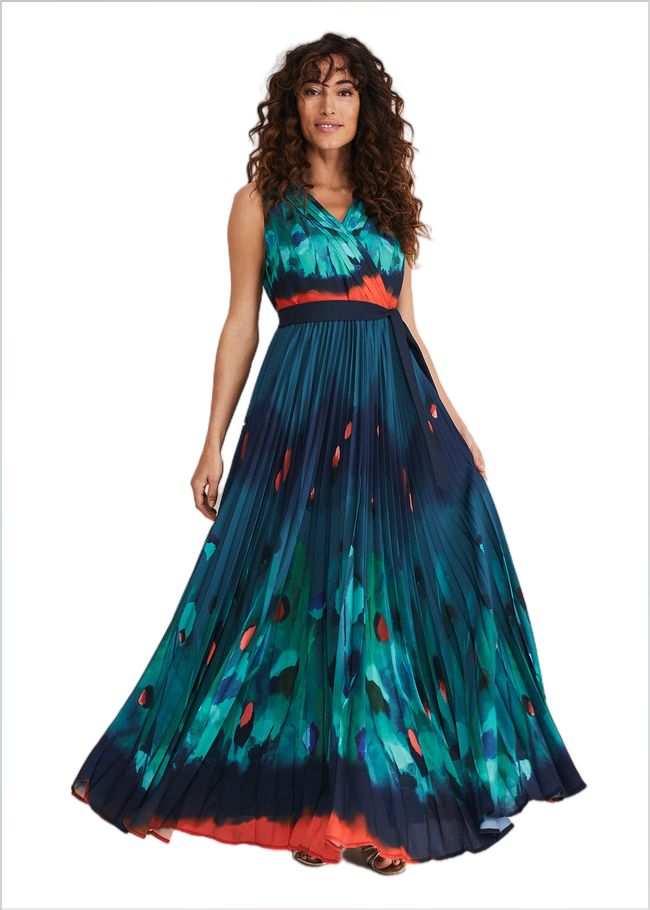  Adriana Print Maxi Dress Malachite/Multi 221091366