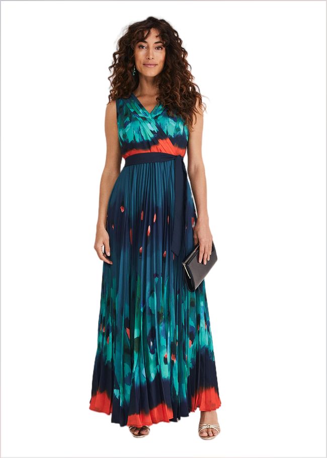  Adriana Print Maxi Dress Malachite/Multi 221091366