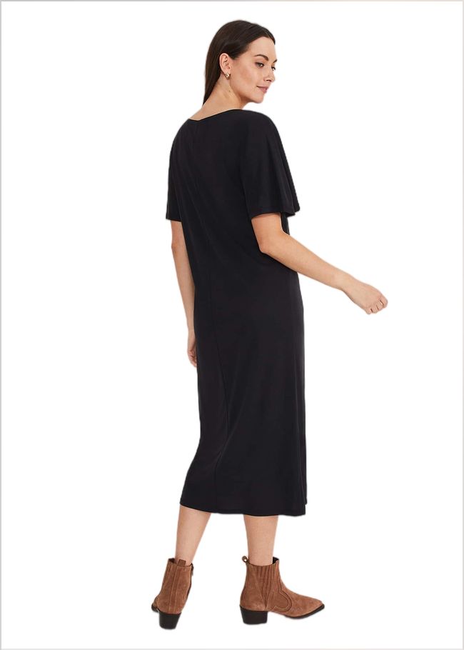  Haden Side Split Midi Dess Charcoal 221106153