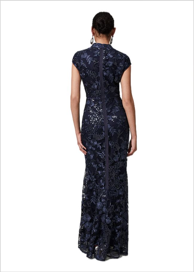  Sofia Embroidered Sequin Dress Black/Midnight 221112480