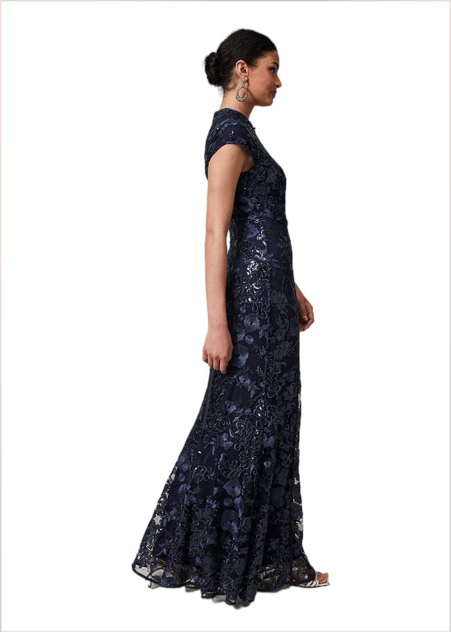  Sofia Embroidered Sequin Dress Black/Midnight 221112480