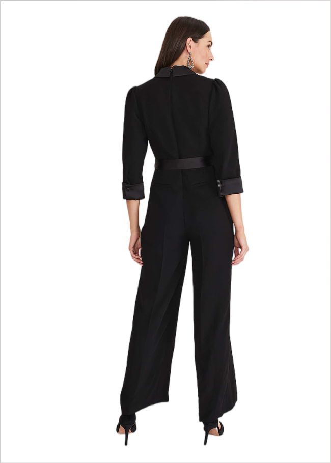  Kylie Tux Jumpsuit Black 221119050