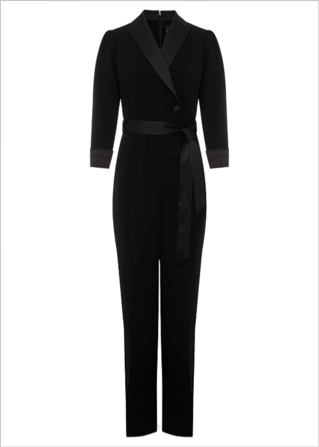  Kylie Tux Jumpsuit Black 221119050