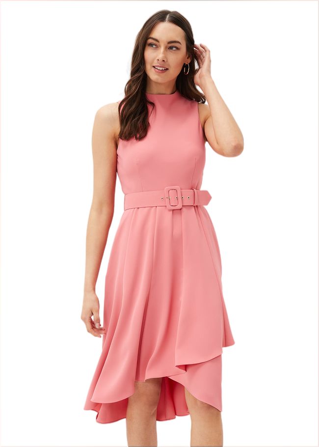  Kazandra Belted Dress Watermelon 221126536