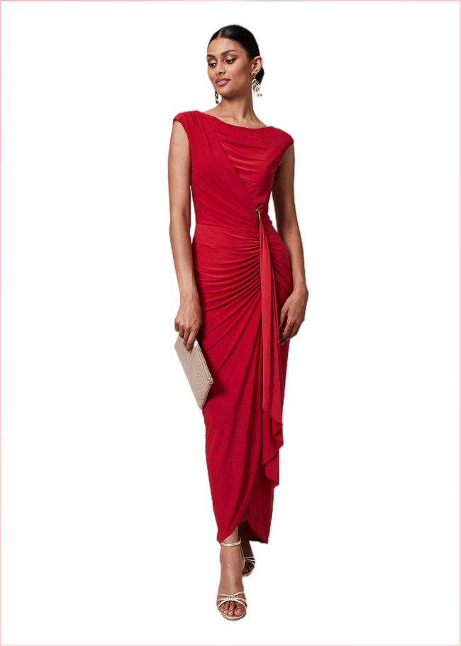  Donna Maxi Dress Scarlet 221128731