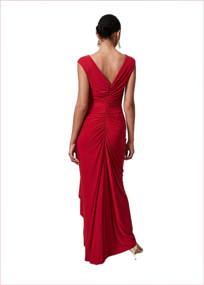  Donna Maxi Dress Scarlet 221128731