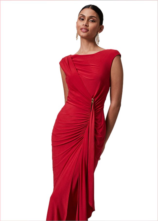  Donna Maxi Dress Scarlet 221128731