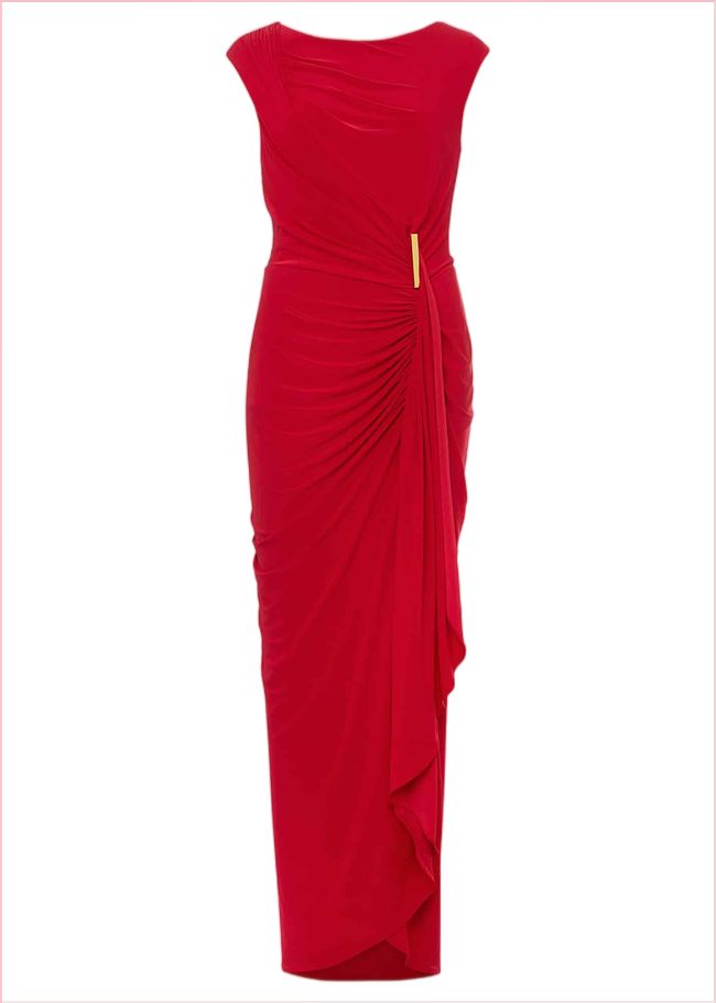  Donna Maxi Dress Scarlet 221128731