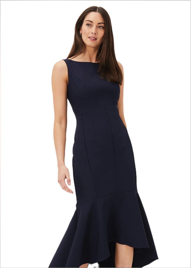  Leela Maxi Dress Navy 221164351