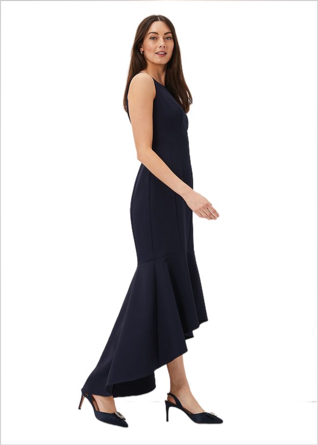  Leela Maxi Dress Navy 221164351