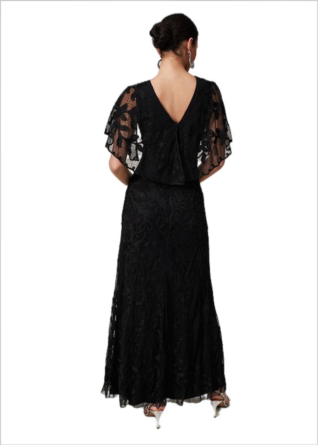  Noelle Tapework Maxi Black 221165050