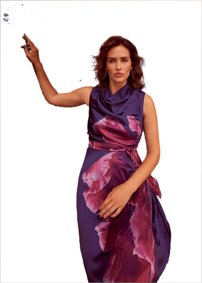  Alayna Floral Midi Dress Navy/Multi 221177493