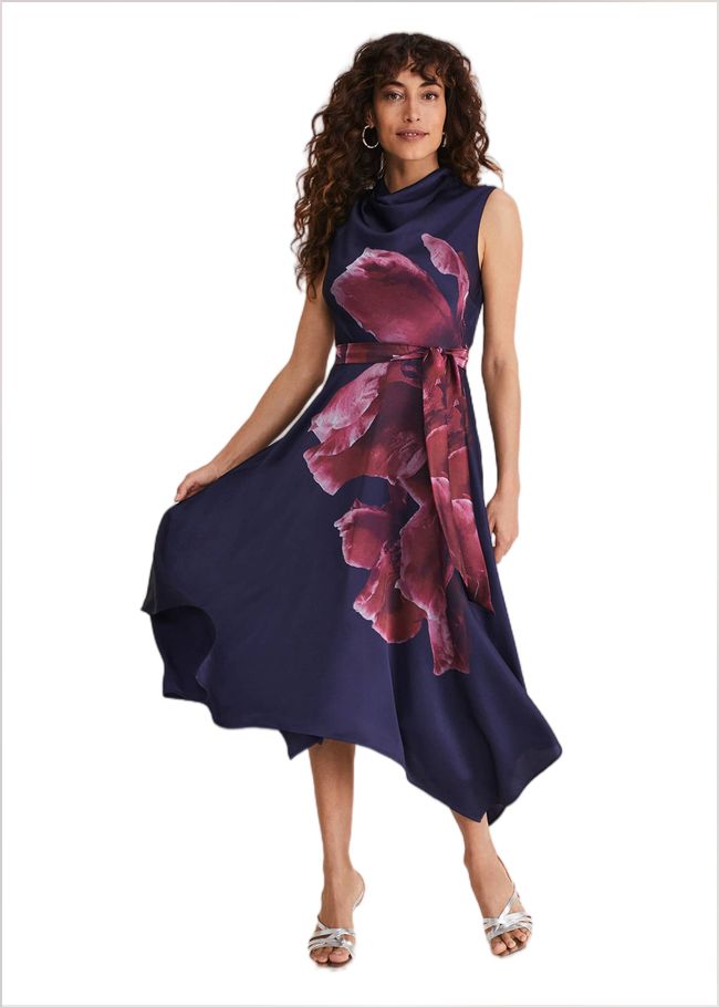  Alayna Floral Midi Dress Navy/Multi 221177493