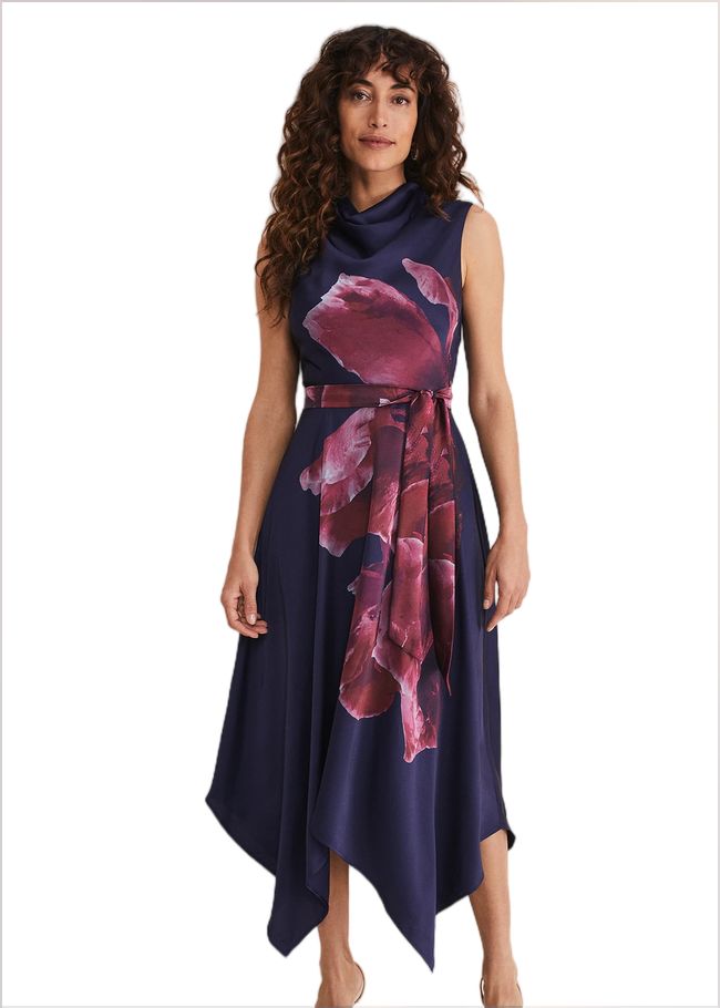  Alayna Floral Midi Dress Navy/Multi 221177493