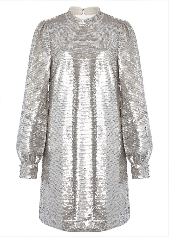  Zia Sequin Mini Dress Silver 221195065