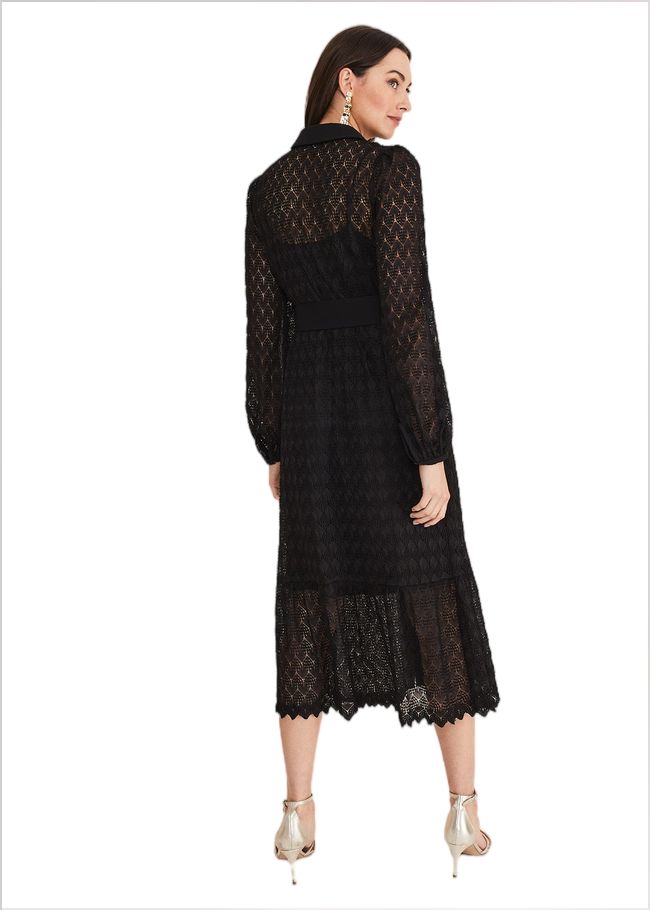  Leila Lace Dress Black 221201050