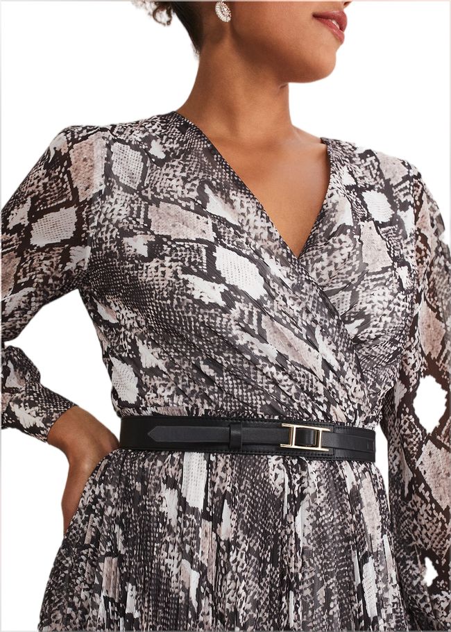  Dani Animal Print Dress Black/Multi 221208492