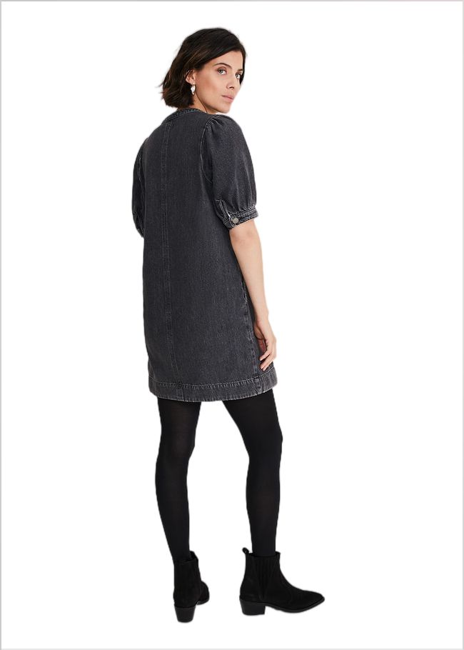  Jett Denim Shift Dress Grey 221214150