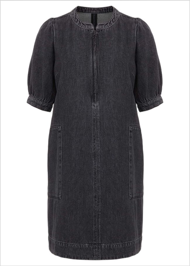  Jett Denim Shift Dress Grey 221214150