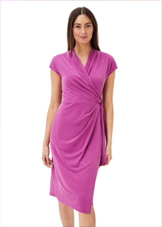  Toral Wrap Front Dress Orchid 221231301