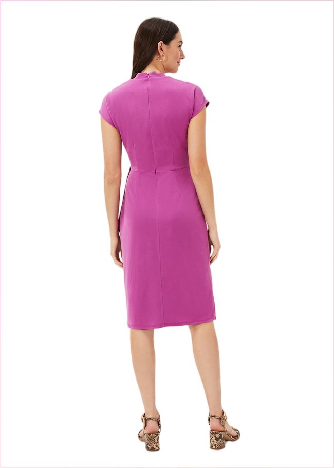  Toral Wrap Front Dress Orchid 221231301