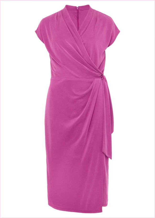  Toral Wrap Front Dress Orchid 221231301