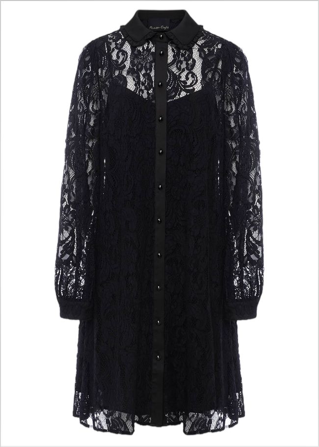  Maisy Lace Swing Dress Black 221271050