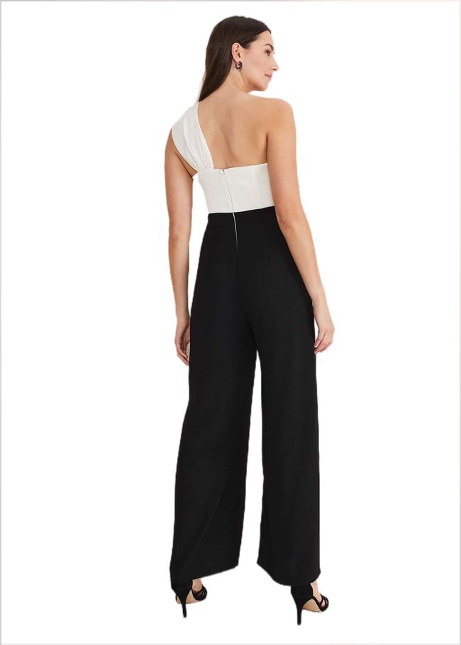  Amethyst Bandeau Jumpsuit Oyster/Black 221294013