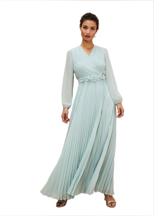  Alecia Pleated Maxi Dress Peppermint 221330985