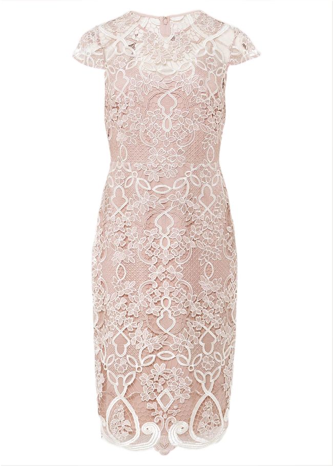  Francis Tapework Midi Dress Petal 221331313