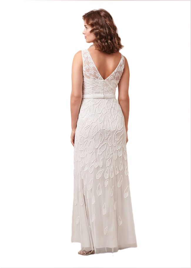  Ottilie Beaded Maxi Wedding Dress Ivory 221333106