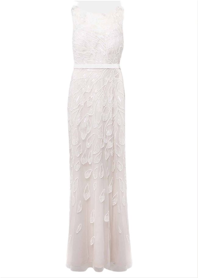  Ottilie Beaded Maxi Wedding Dress Ivory 221333106