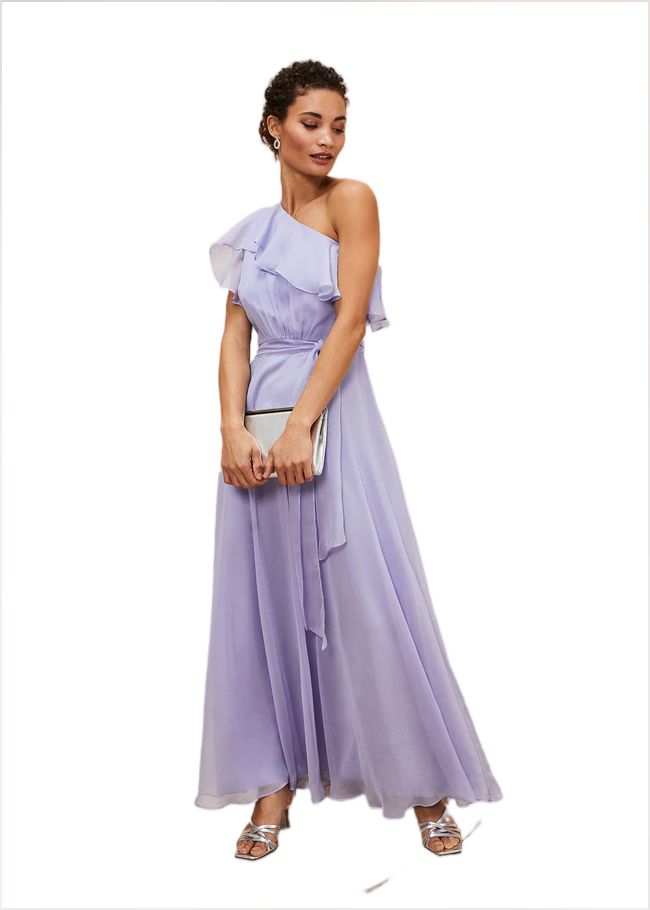  Mia One Shoulder Maxi Dress China Blue 221373888