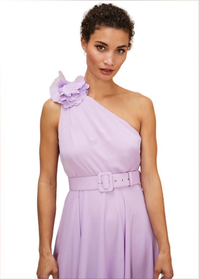  Kiki One Shoulder Midi Dress Crocus 221402724