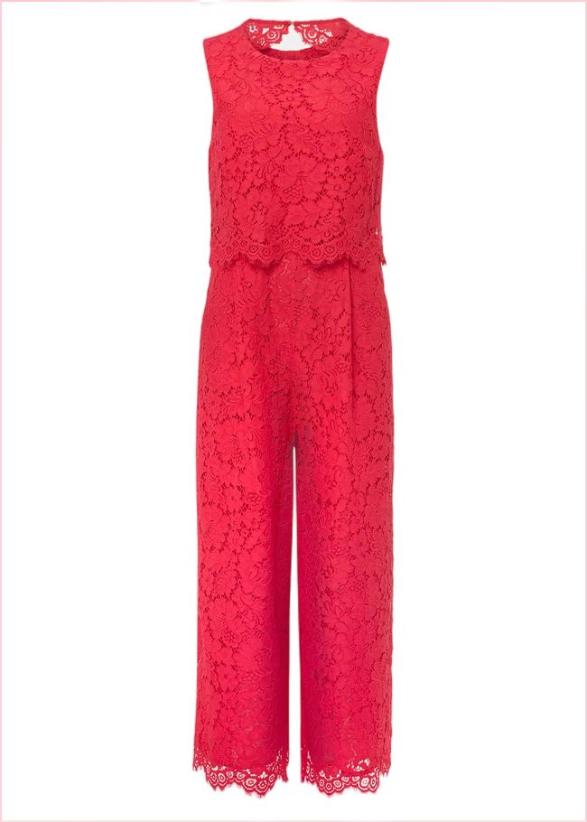  Dora Lace Jumpsuit Raspberry 221438736