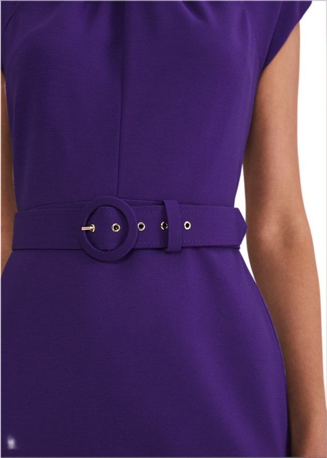  Elle Ponte Dress Violet 221439700