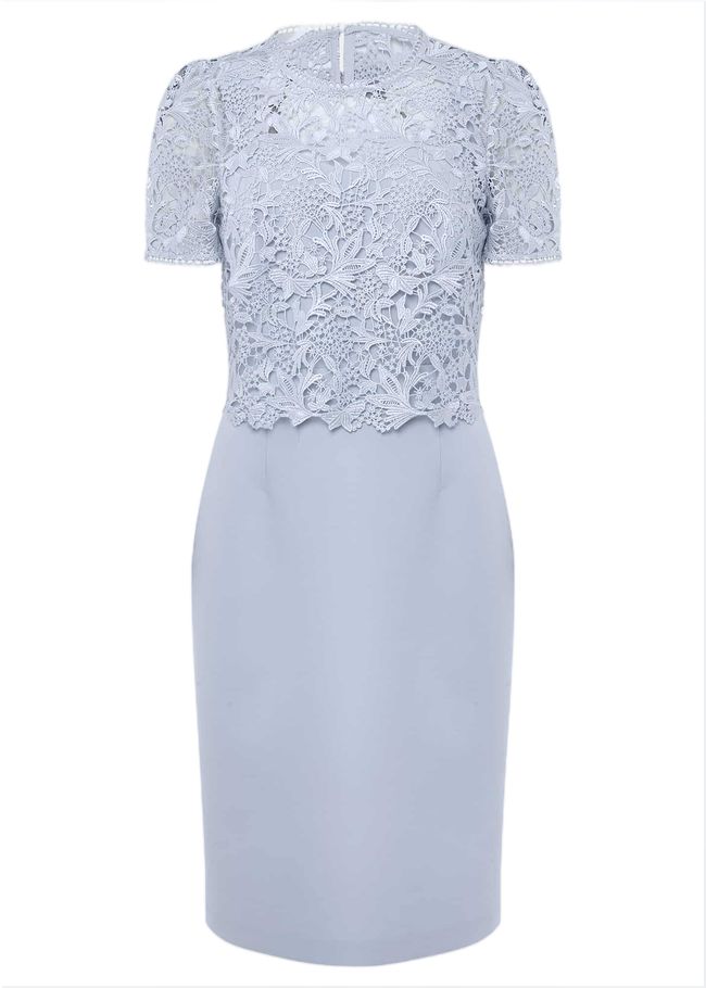  Isabella Lace Midi Dress Light Cornflower 221441396