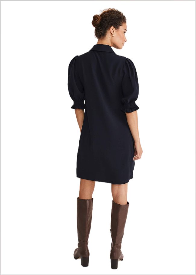  Candice Navy Zip Mini Dress Navy 221449351