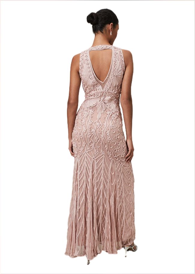  Marion Sequin Tapework Maxi Dress Misty Mauve 221458726