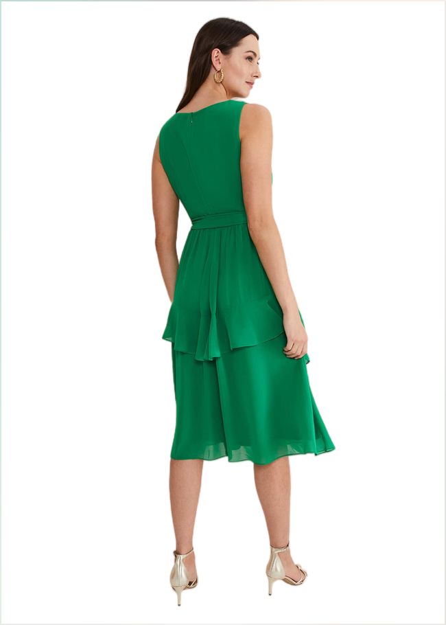  Breesha Green Midaxi Dress Grass Green 221492245