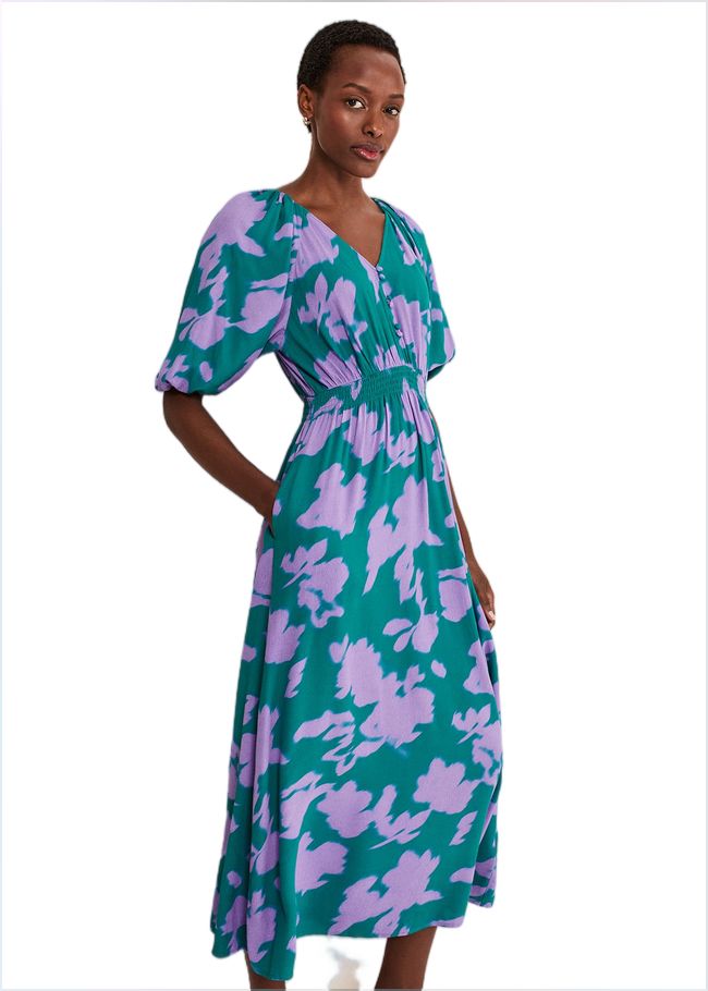  Pippa Midi Dress Green/Purple 221504146