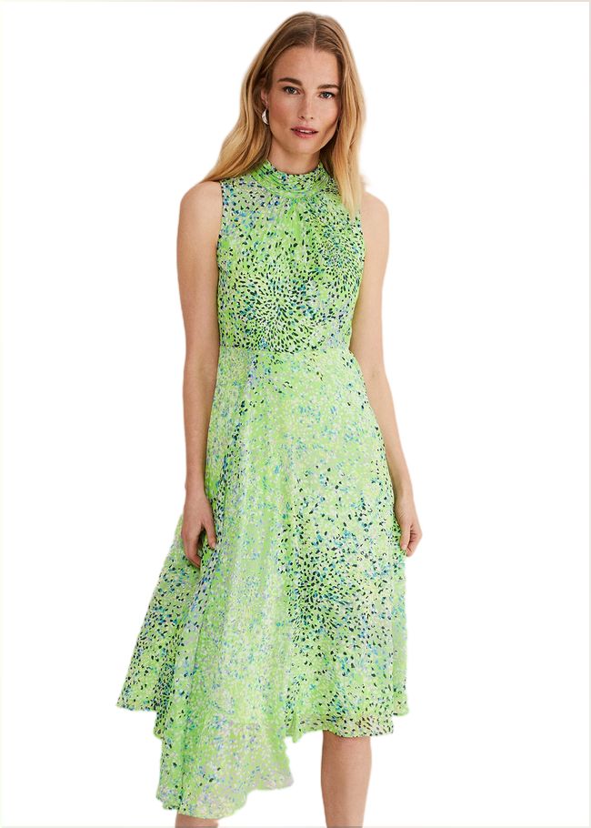  Sophie Ditsy Midi Dress Lime/Multi 221541592