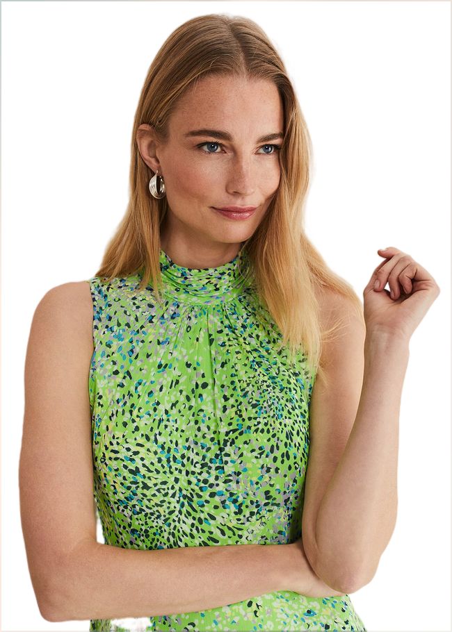  Sophie Ditsy Midi Dress Lime/Multi 221541592