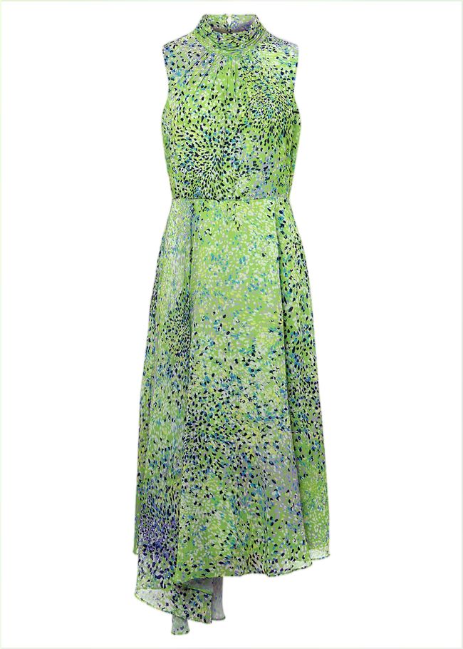  Sophie Ditsy Midi Dress Lime/Multi 221541592