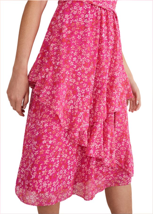  Breesha Floral Midaxi Dress Pink/Multi 221562531