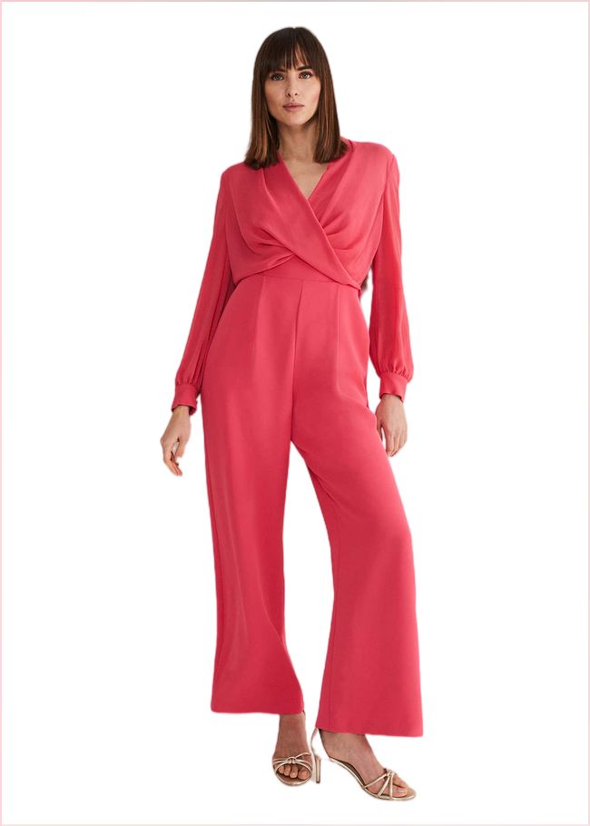  Mindy Wide Leg Jumpsuit Raspberry 221583736